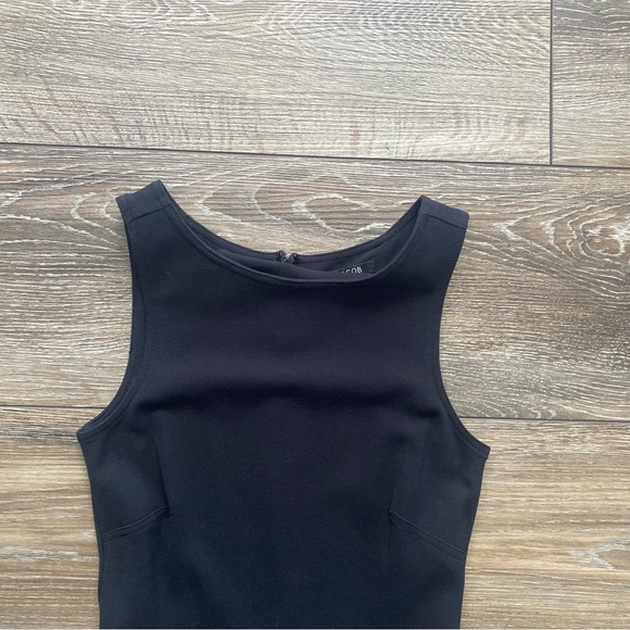 Jacob Blue Sheath Midi Dress Sleeveless Scoop Neck/ woman’s size 3/4 - Picture 12 of 15
